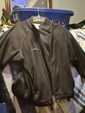 Columbia Black Full-Zip Fleece Jacket